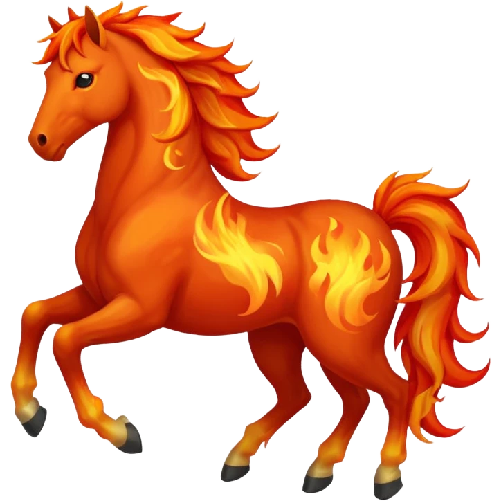 fire horse reel emoji