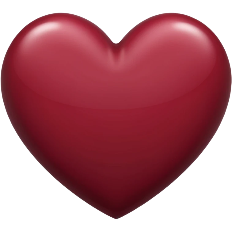Maroon heart emoji
