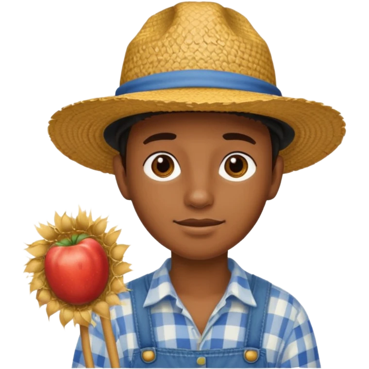 young black farmer emoji