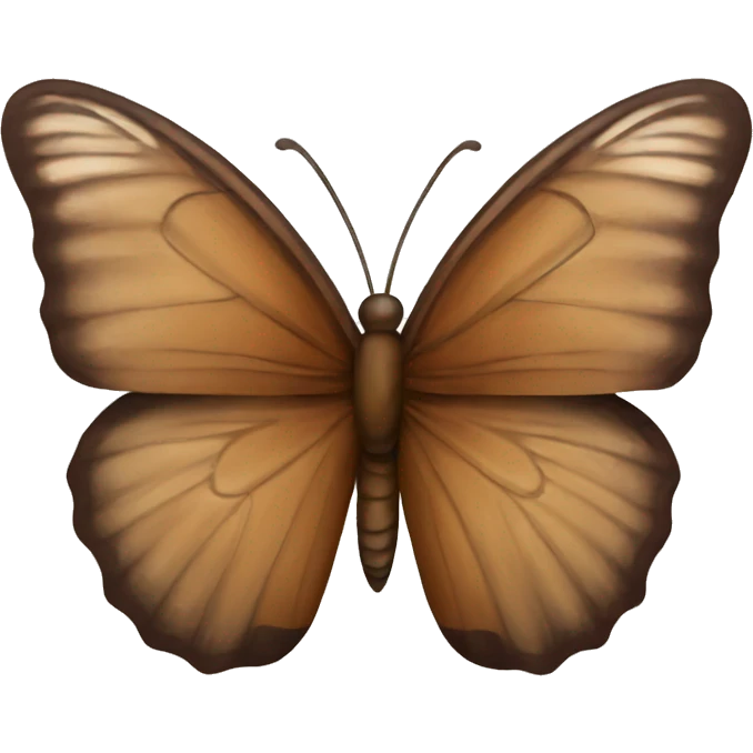 brown butterfly emoji