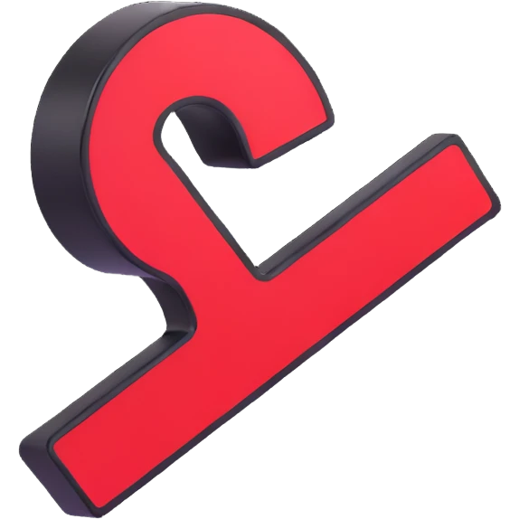 3D no entry sign with glossy finish emoji