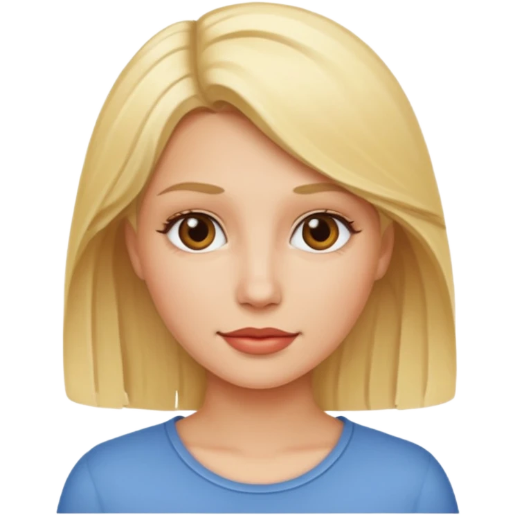blonde woman emoji