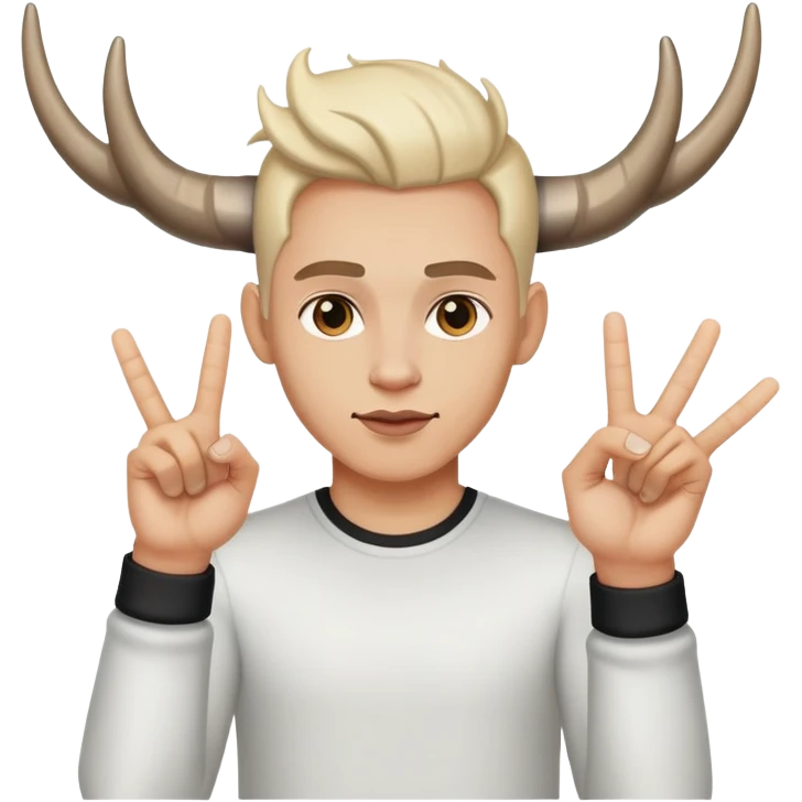 Rock on hand sign with light skin tone, horns gesture emoji