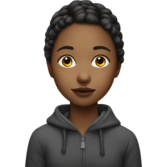 realistic portrait of girl emoji