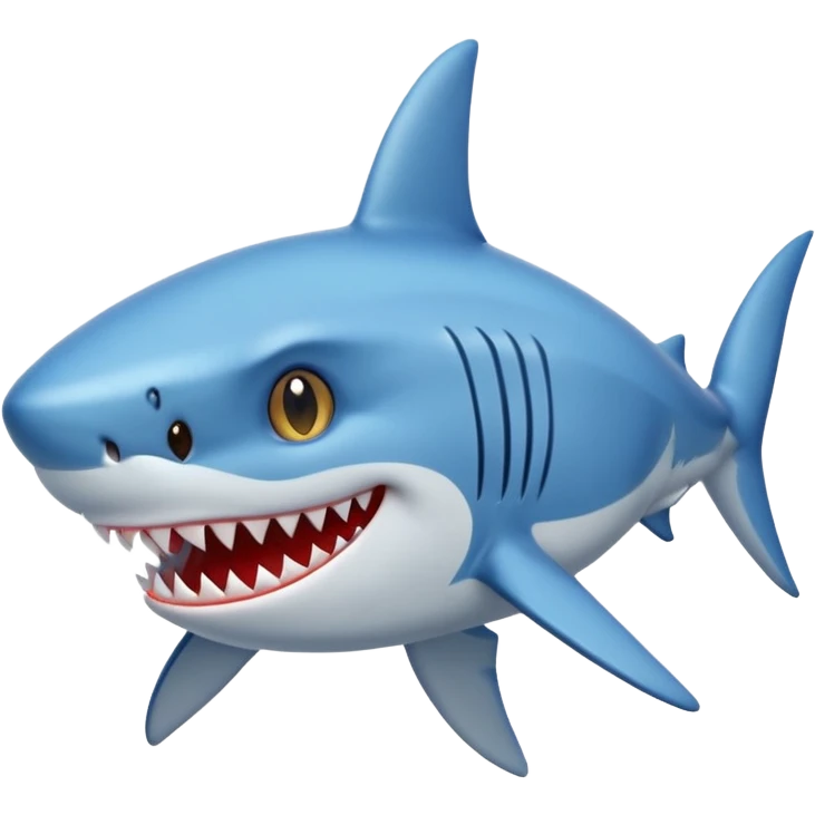 shark body with a cat face emoji