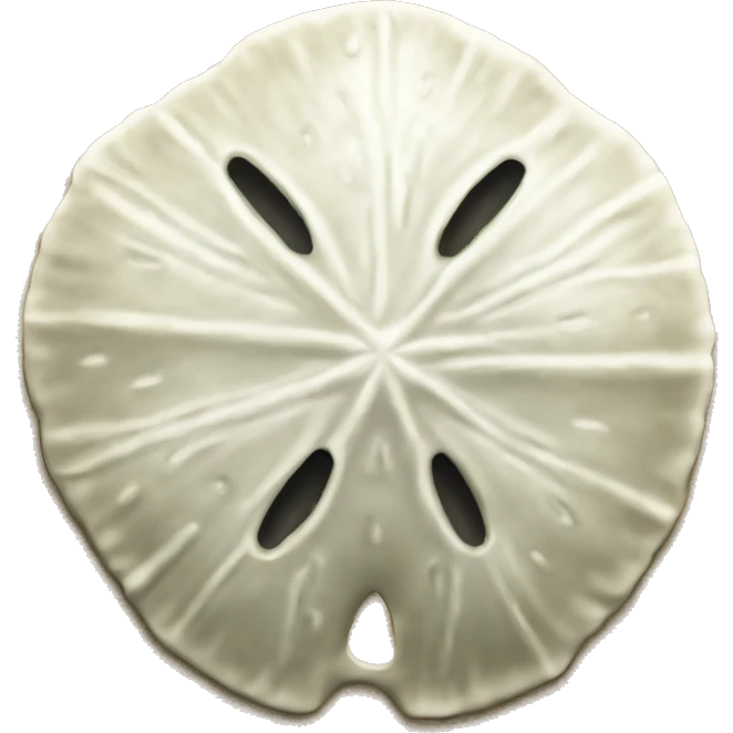 Sand dollar emoji
