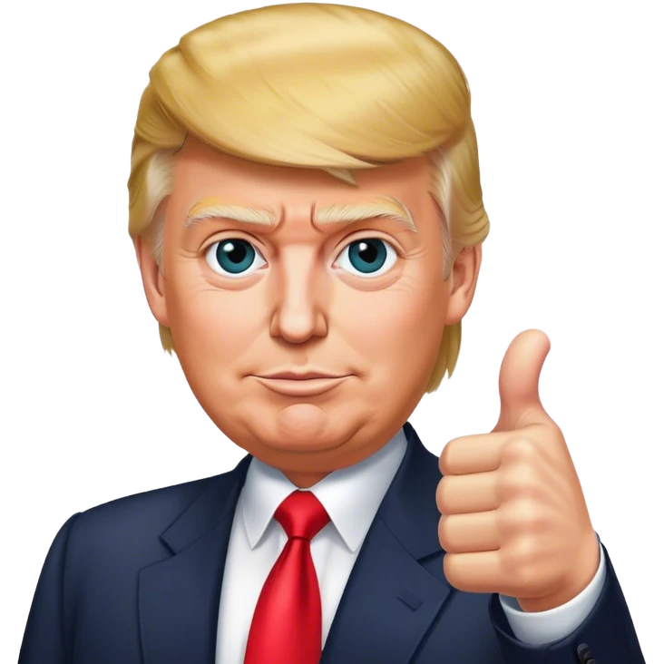Trump thumbs up emoji