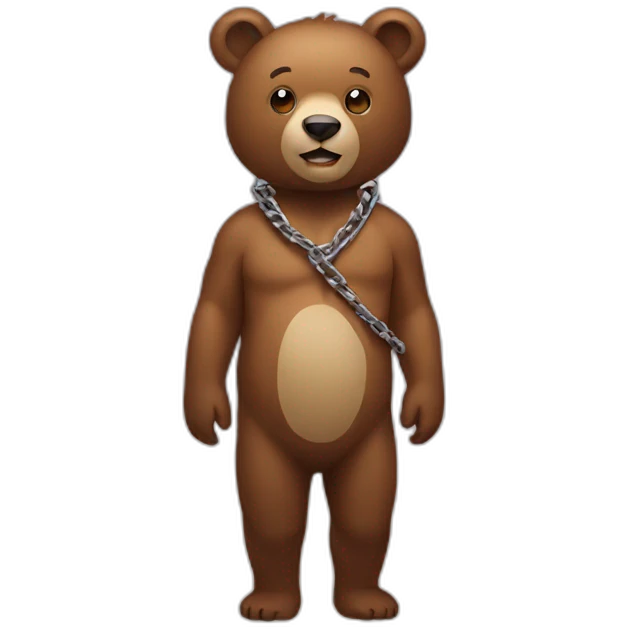 bear-chain emoji