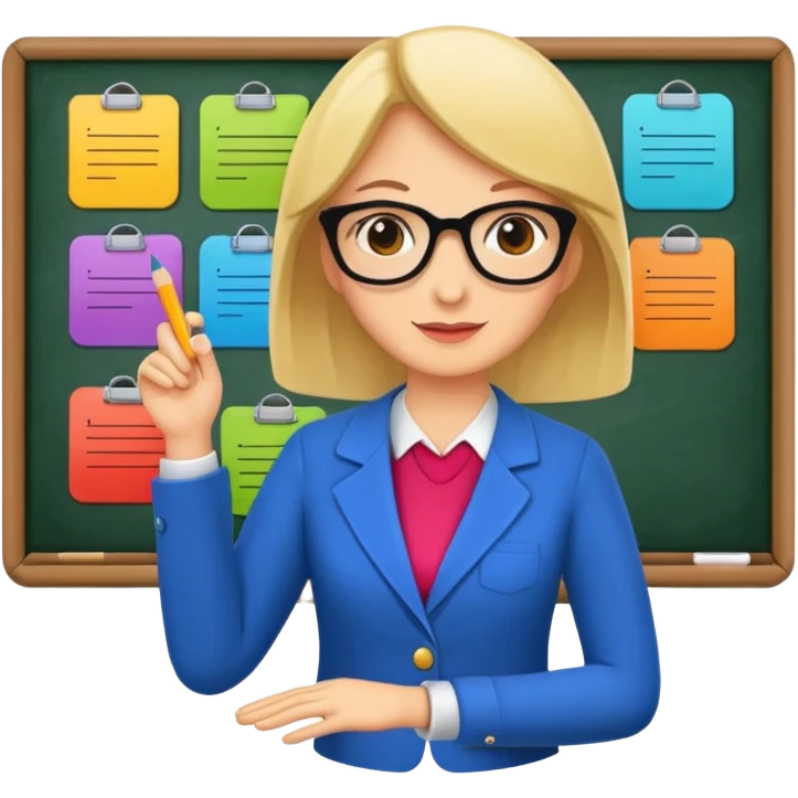 Sticker “teacher planning day” emoji