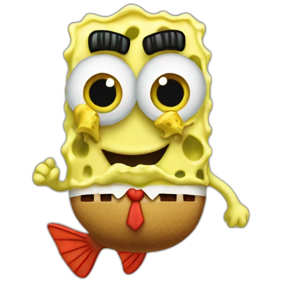 Spongebob fish emoji