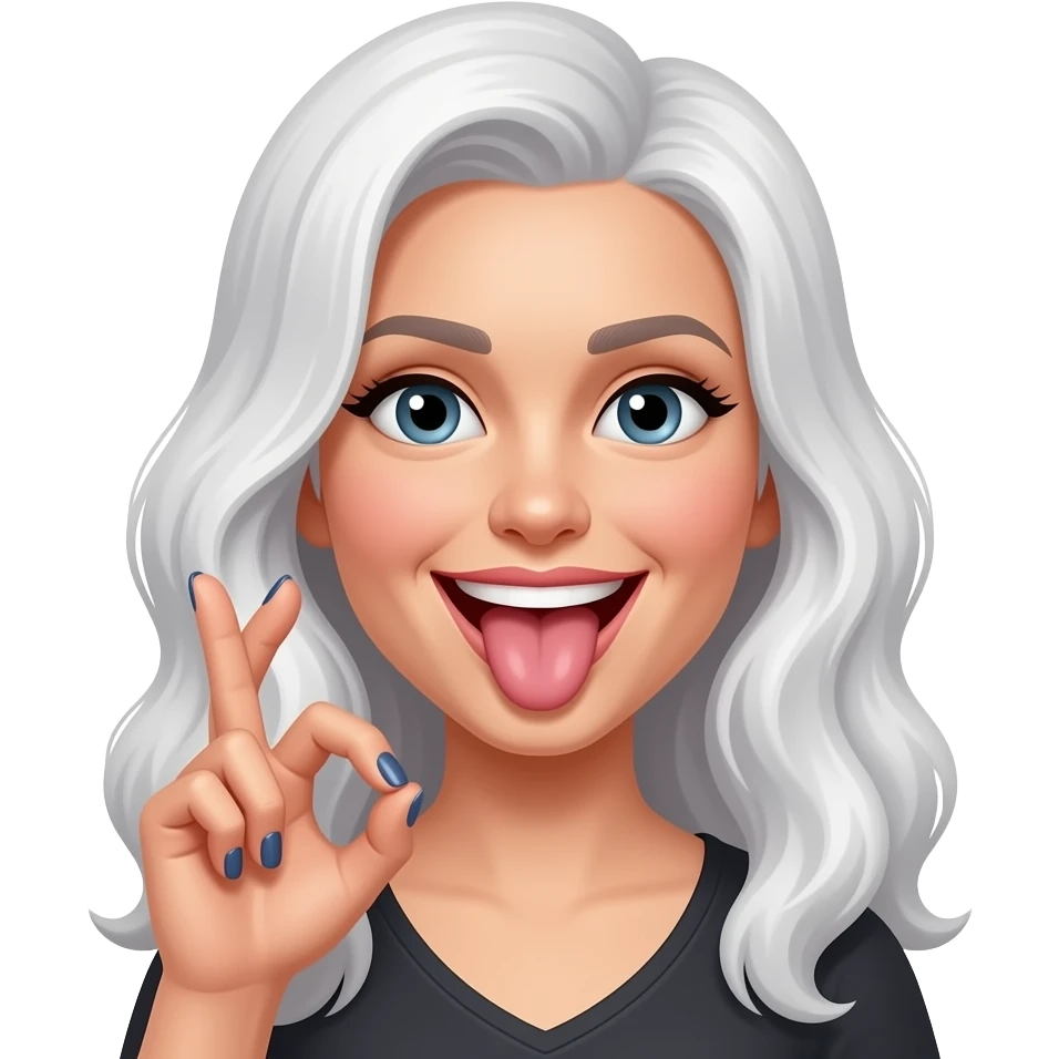 ☺️🫶👅👃💅👱‍♀️ emoji