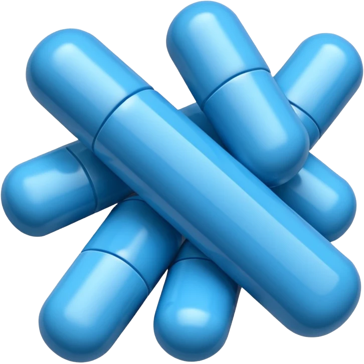 blue medicines emoji