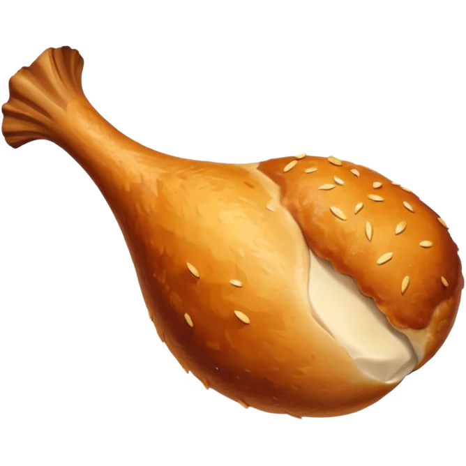 chicken leg emoji