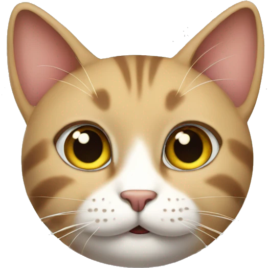 A cat saying good morning emoji