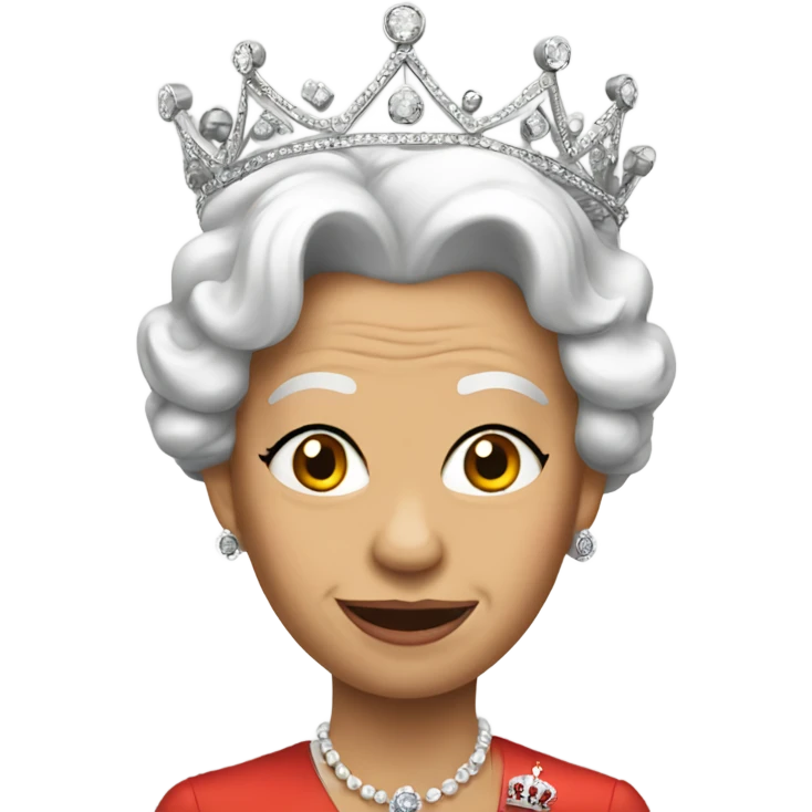The queen emoji