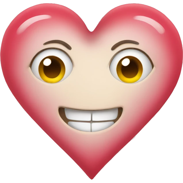 Smiley heart emoji