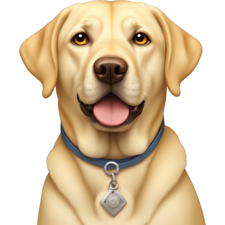 King yellow lab emoji