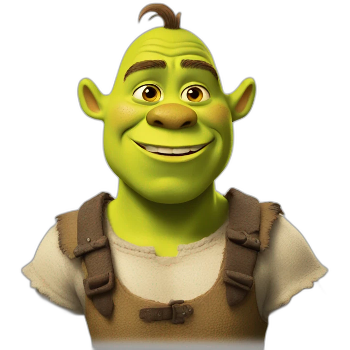 Shrek câlin l’âne emoji