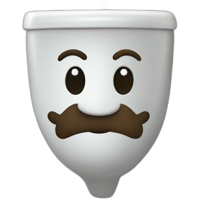 Mario bro's on toilets emoji