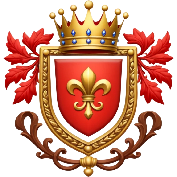 Red Royal Crest emoji
