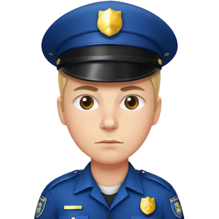 police with light emoji