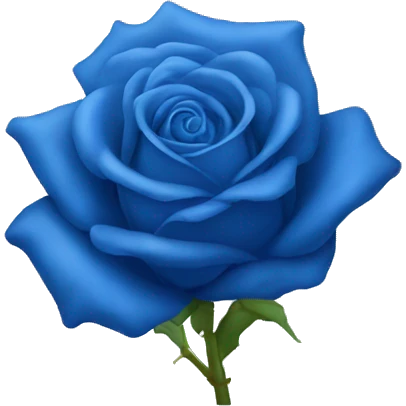 Blue rose emoji