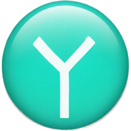 A cyan circle wit a white tick inside emoji