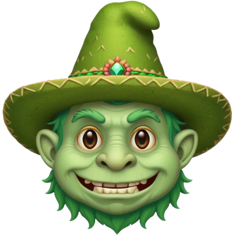 This old troll here 🧌 with a sombrero emoji