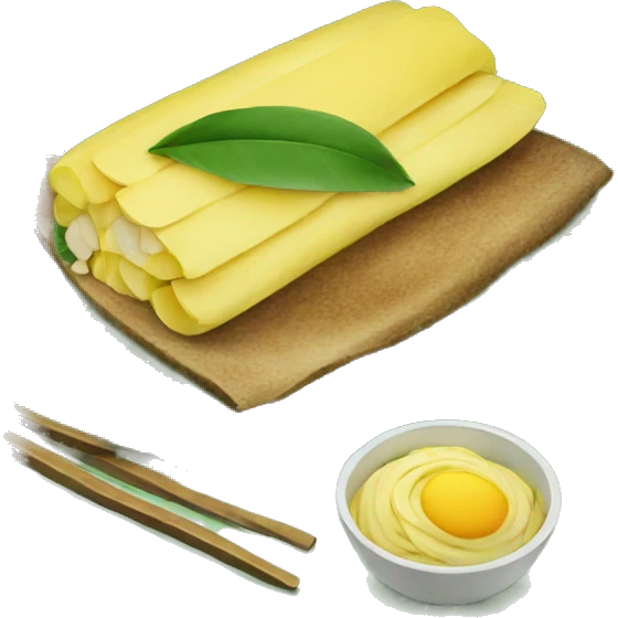 meal on banana leaf emoji