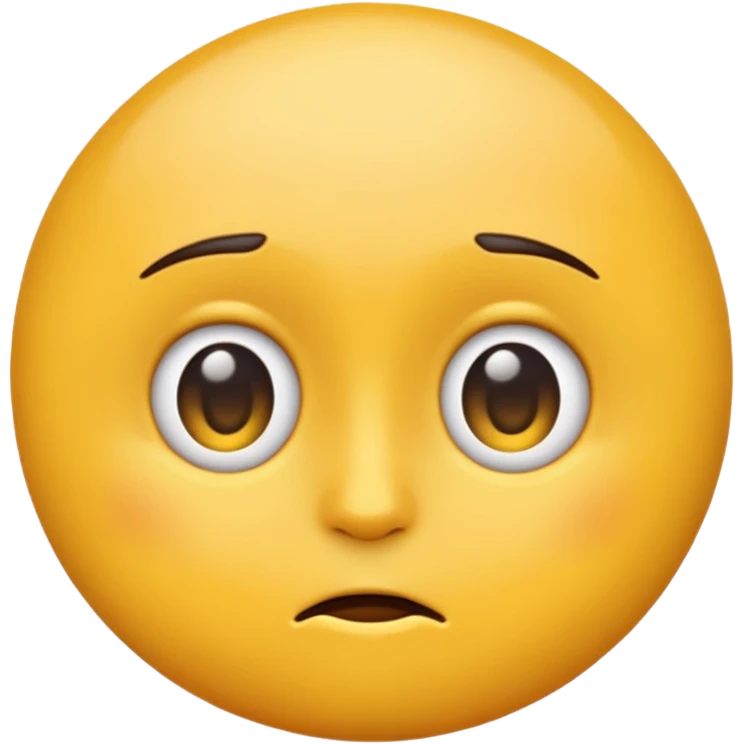 a regular emoji side eyeing in confusion  emoji
