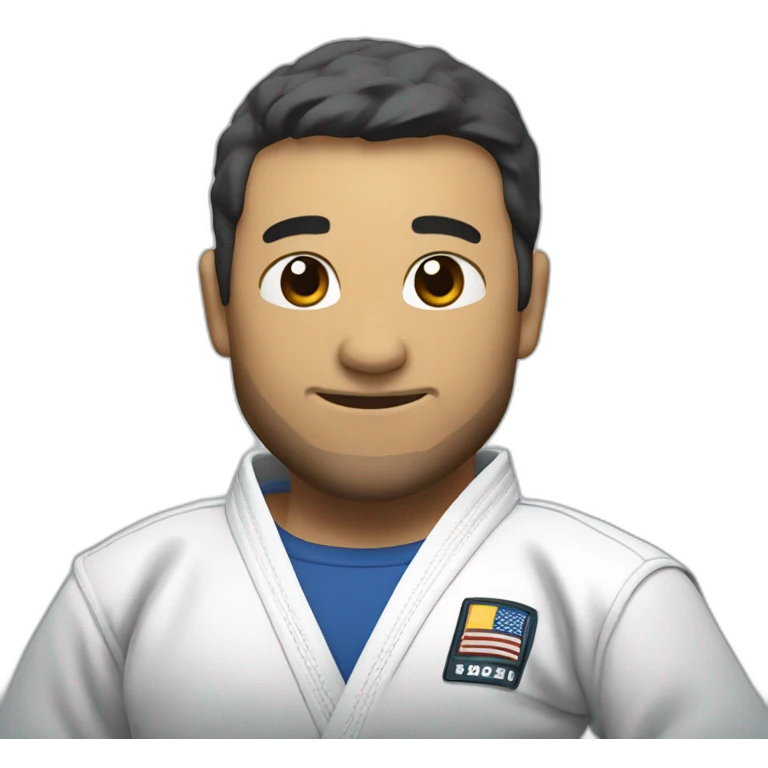 Jiujitsu bluebelt emoji