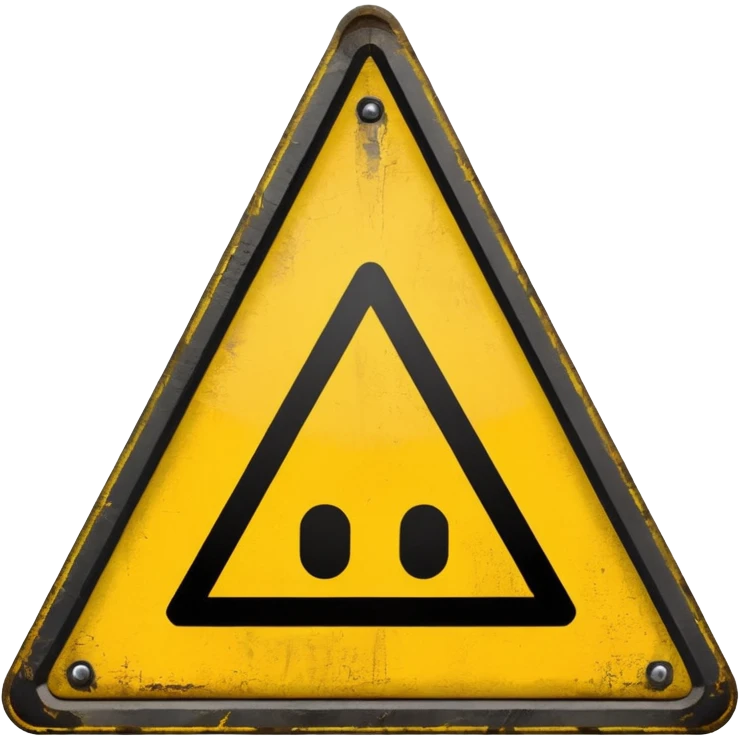 panneau attention  emoji