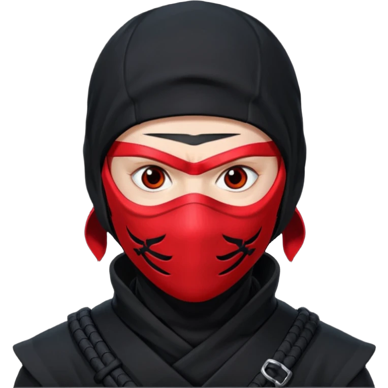 ninja with red mask emoji
