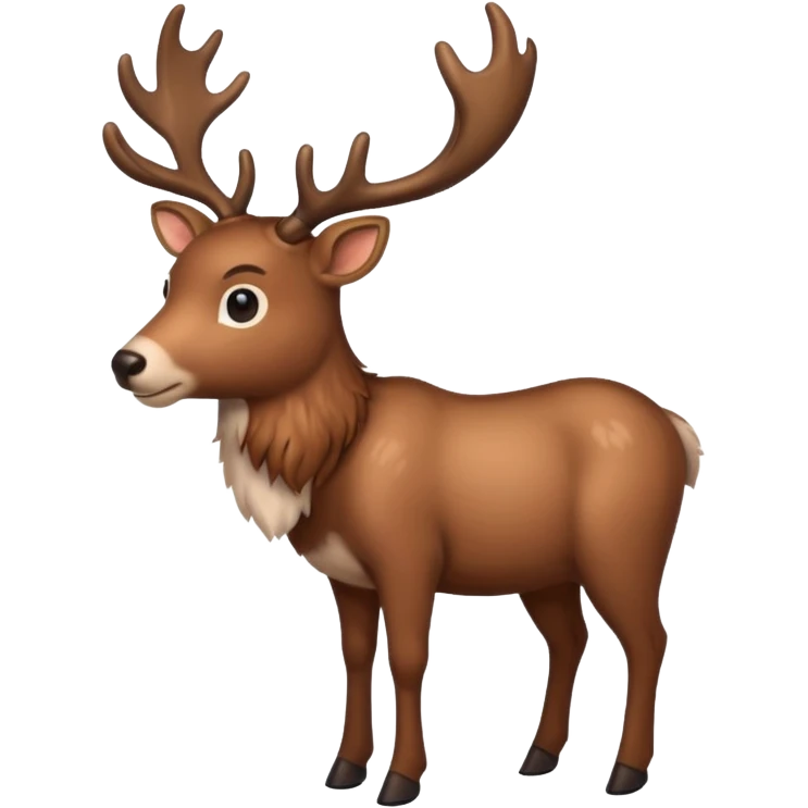A Reindeer emoji