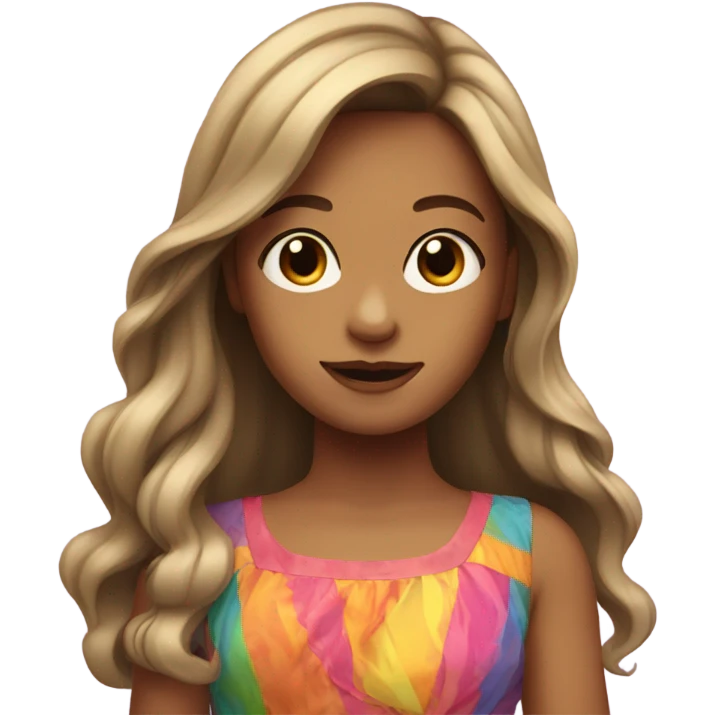 A girl  emoji