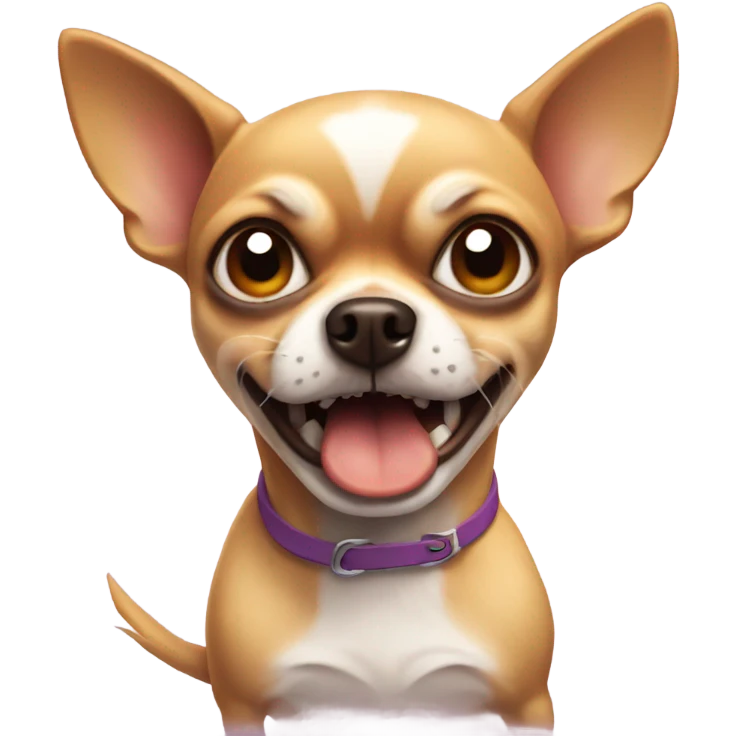 Angry chihuahua emoji