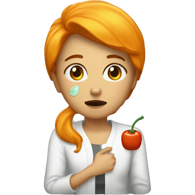 sick siracha emoji