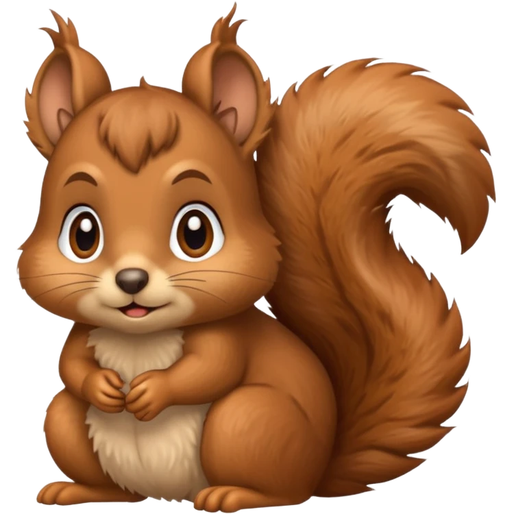 Emotional squirrel emoji