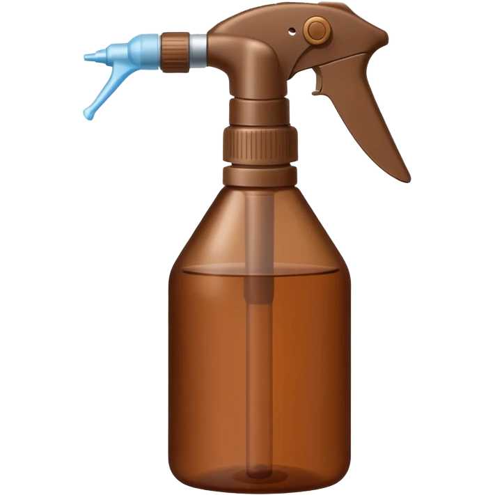 Brown spray bottle emoji
