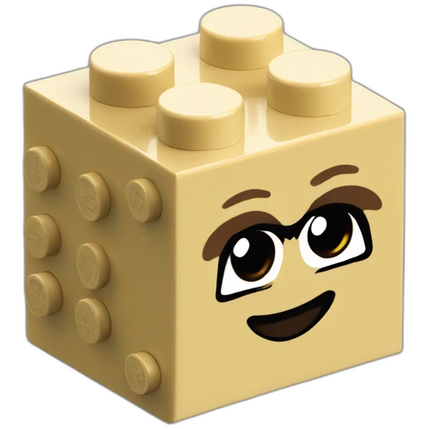 Lego brick emoji