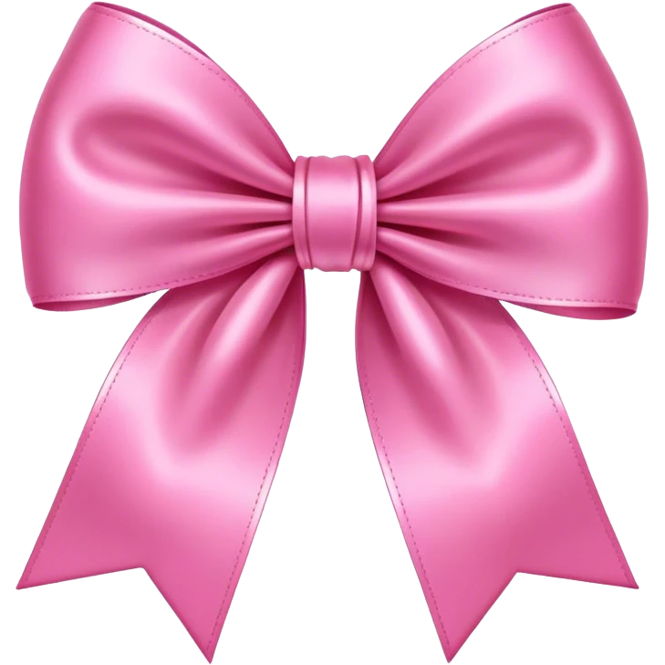 A pink bow emoji