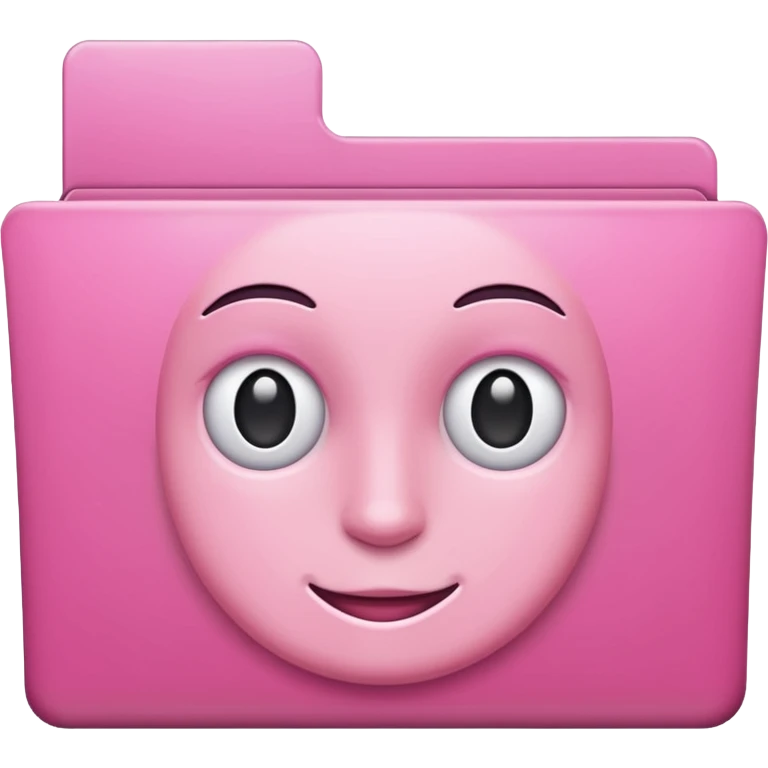 mix pink forward facing folder emoji