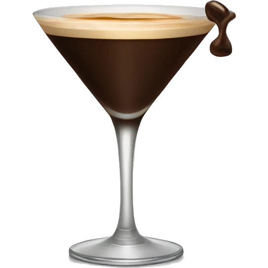 simple espresso martini cocktail  emoji