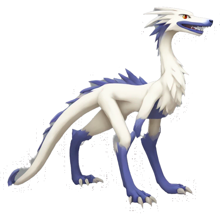 Lombax-Sergal-Vernid-Fakemon full body emoji