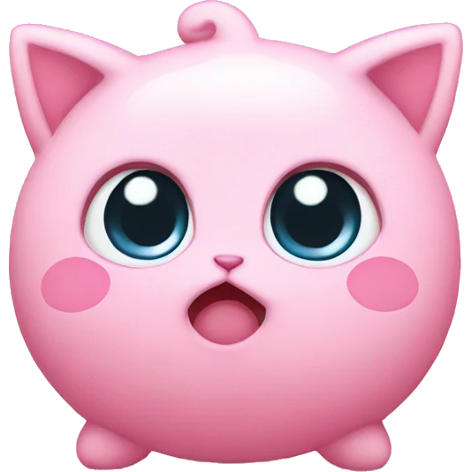 Jigglypuff pouting emoji