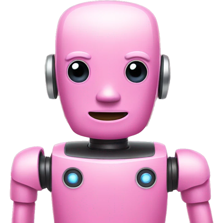 pink robot emoji