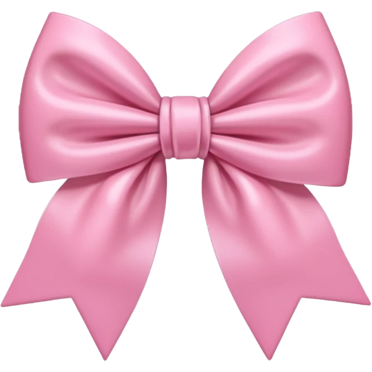 Pink coquette aesthetic bow pale emoji