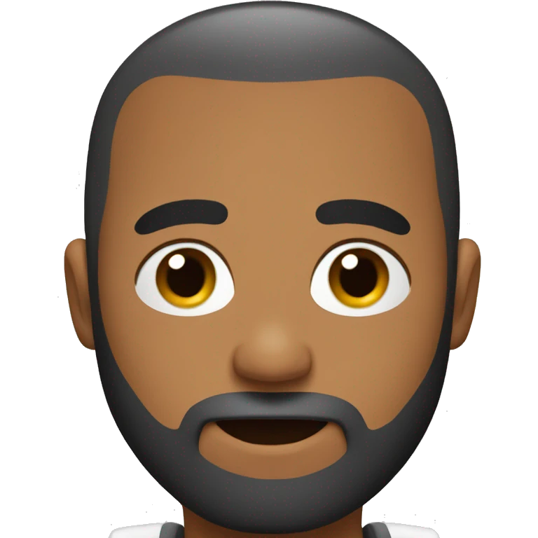 Buzz cut WITH BEARD emoji