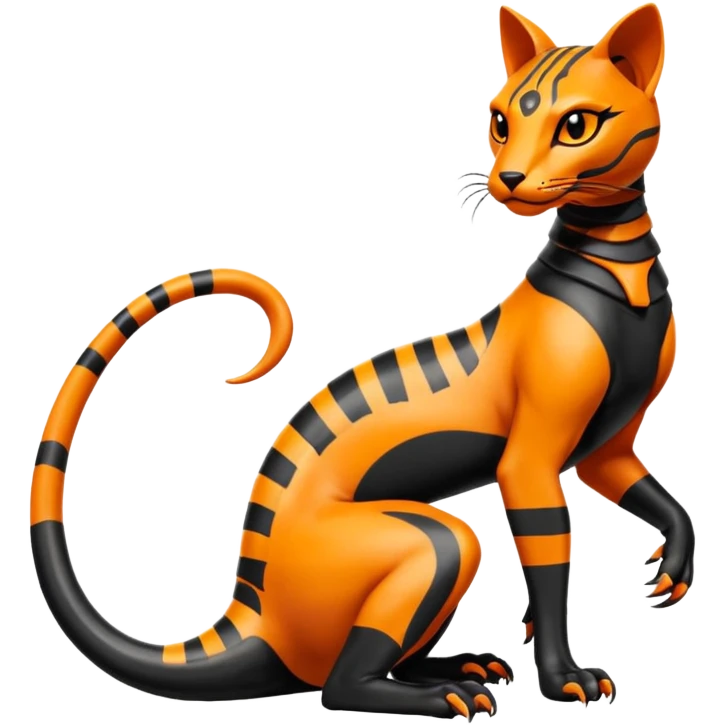 Salandit-Bastet-Fakémon-hybrid-creature (full body)  emoji
