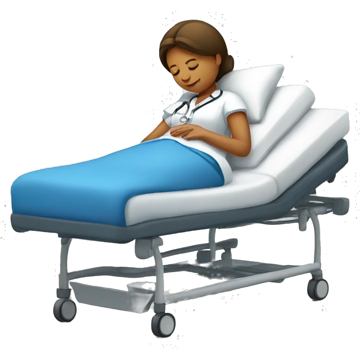 Nurse sleeping emoji